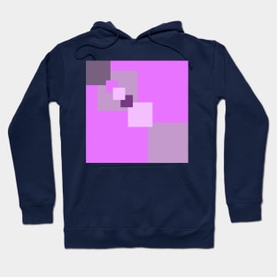 Purple squares Hoodie